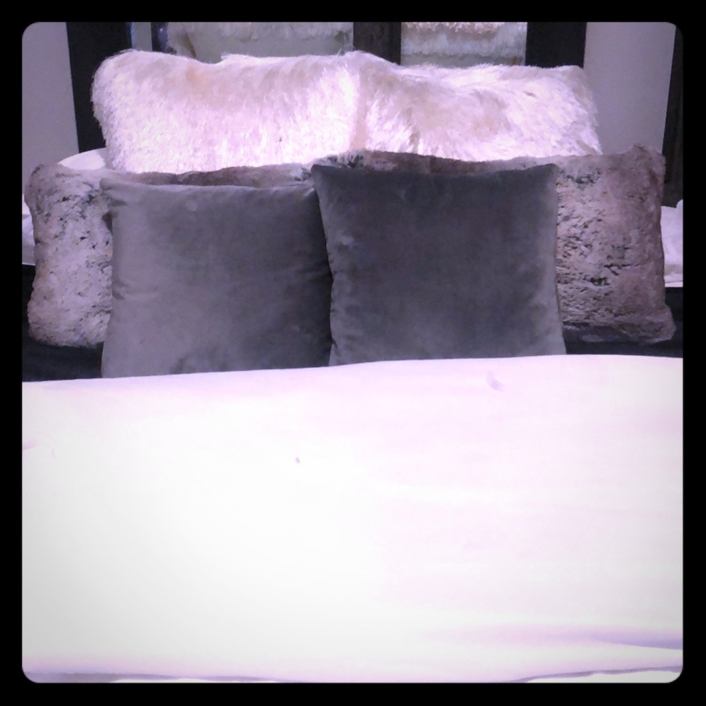 Brand new VELVET throw pillows